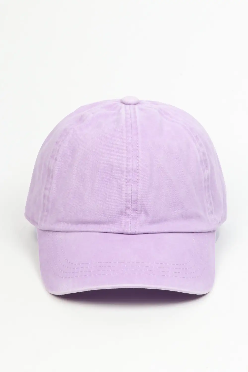 Six Panel Washed Denim Baseball Cap