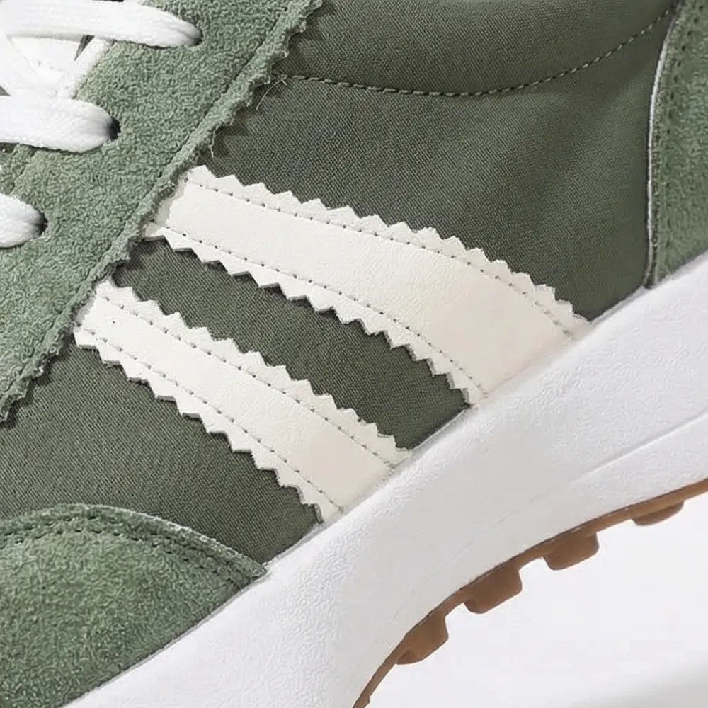 Cushioned Retro Platform Sneakers