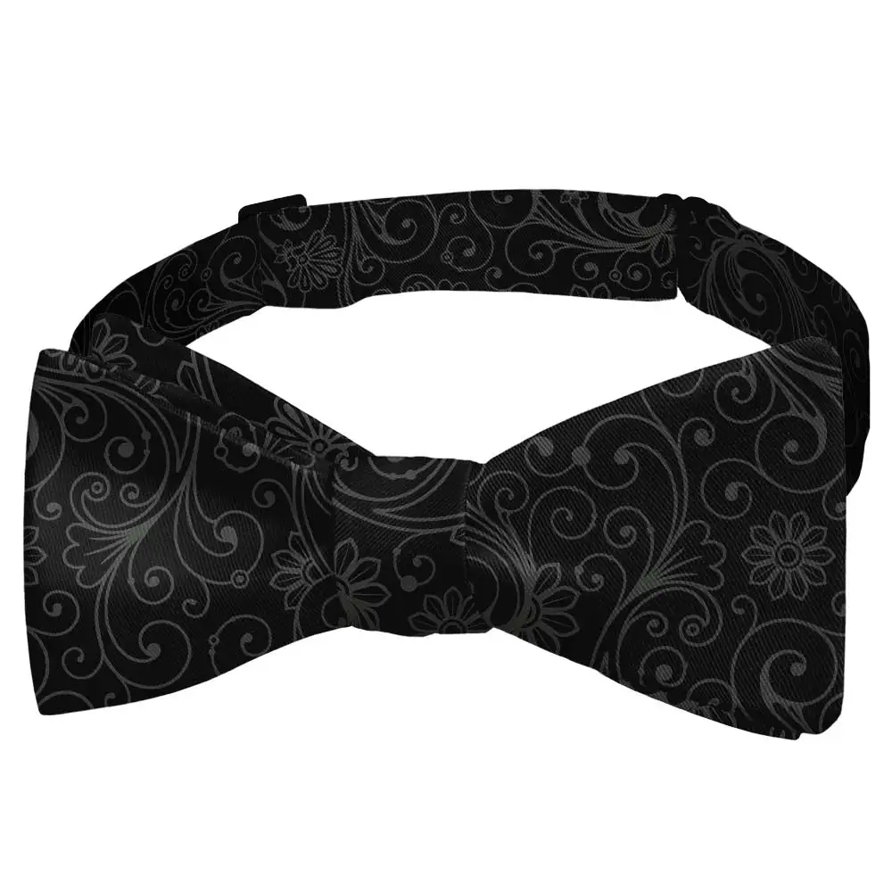 Decadence Paisley Motif Bow Tie