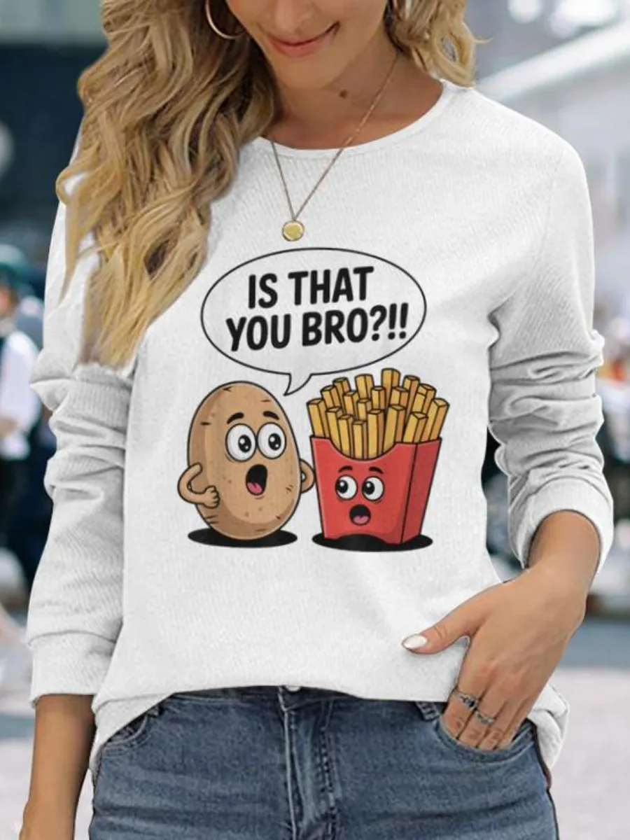Cute Potato and Fries T-Shirt