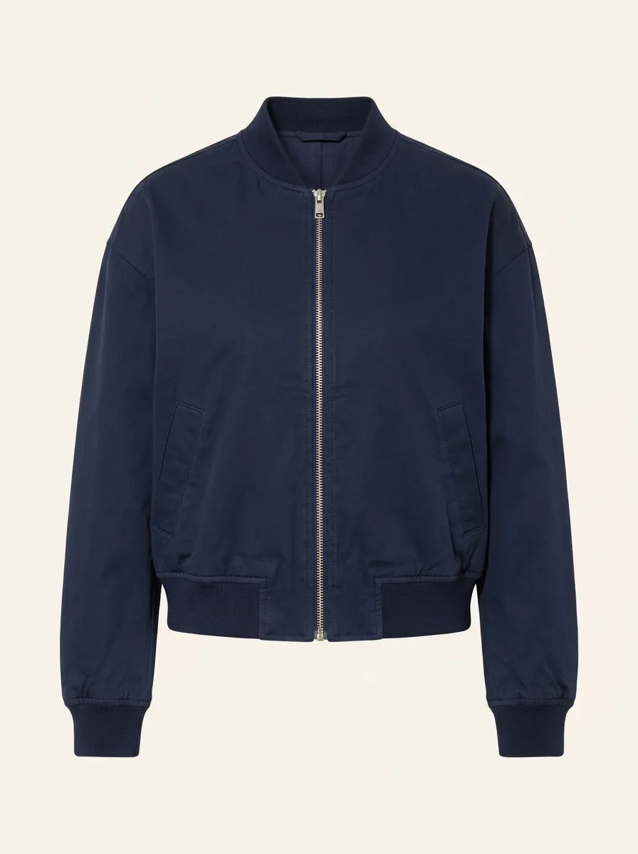 Women's Zip-Front Bomber Jacket