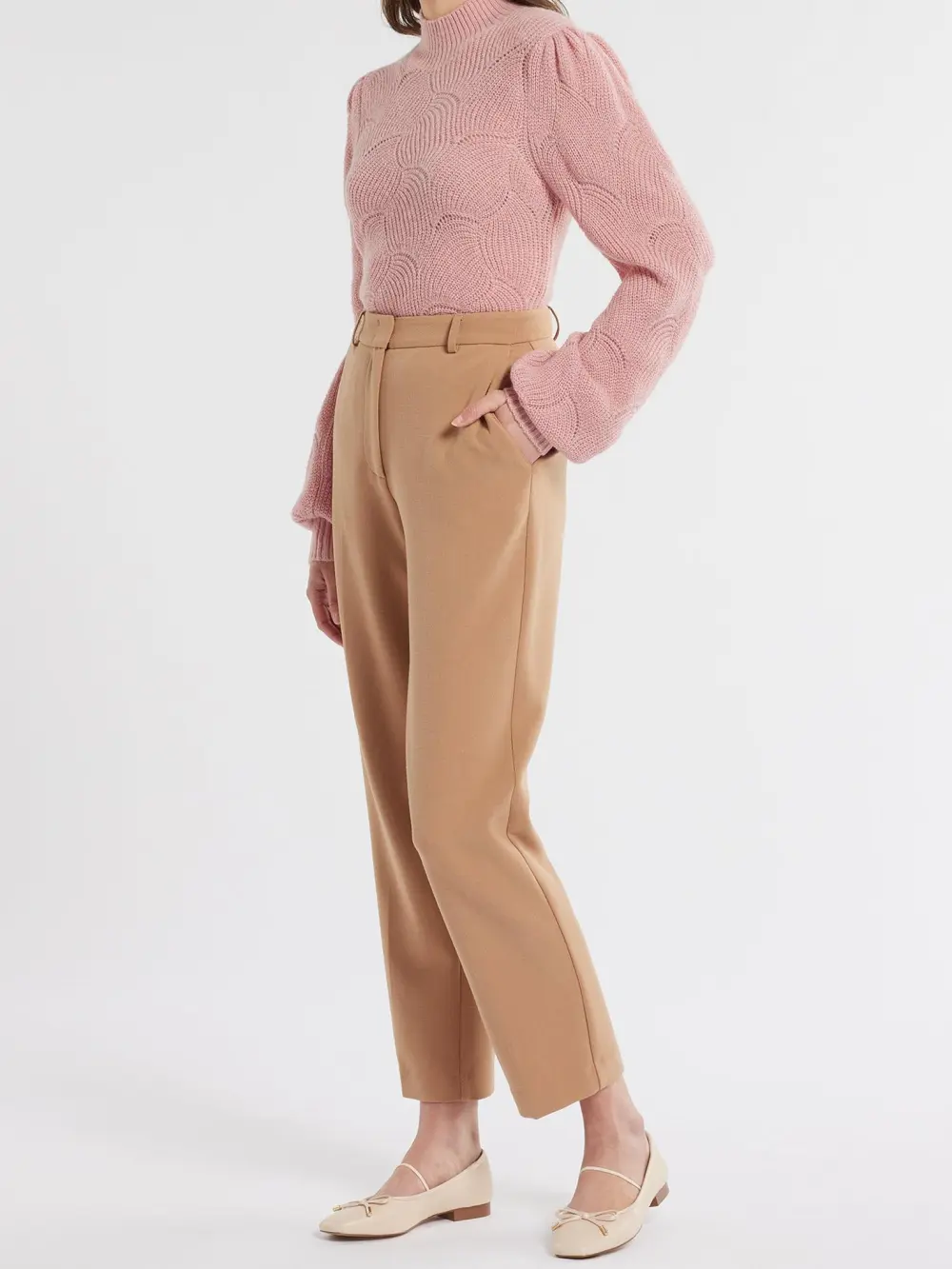 Evelyn High Neck Jumper