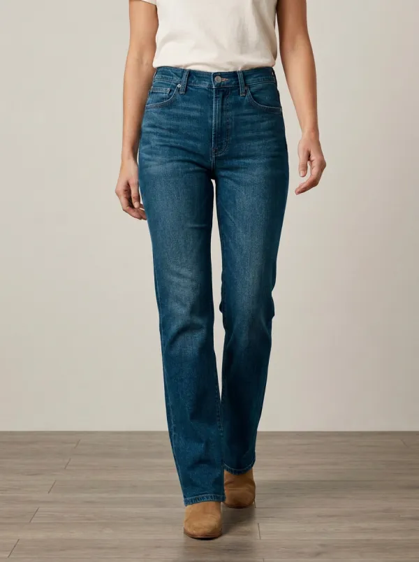 Everyday Straight-Leg Denim Jeans