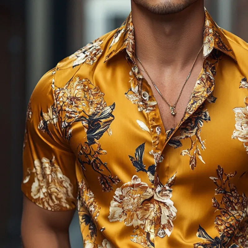 Camp Collar Woven Shirt