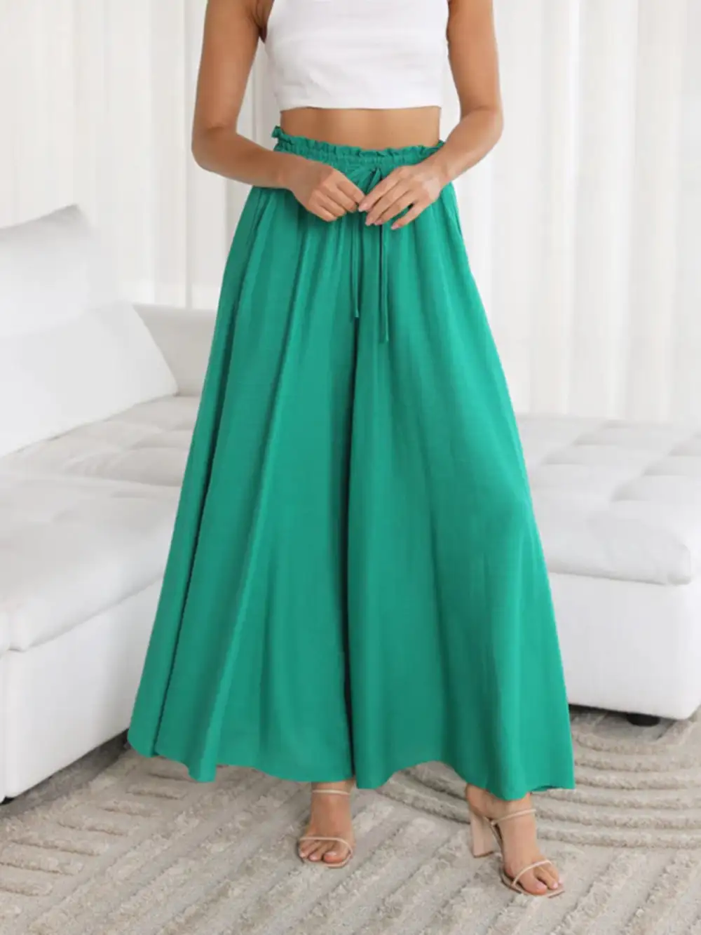 Wide Leg Pocket Pants