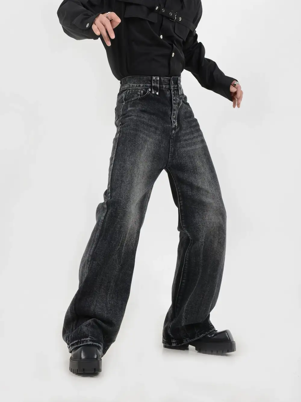 Obsidian Drift Wash Jeans
