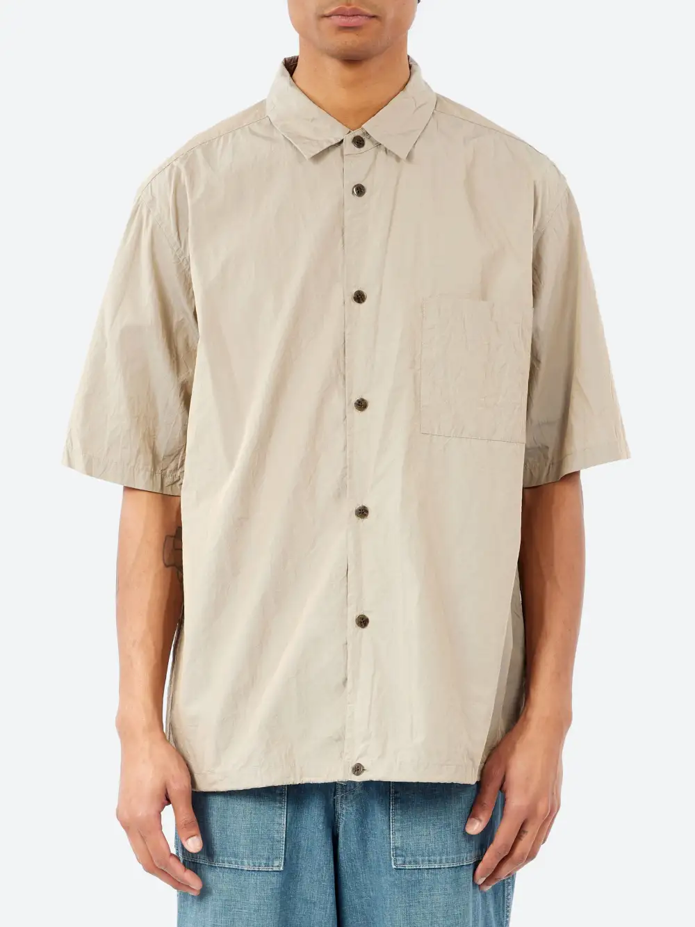 Men's Cotton Typewriter Cloth Shirt
