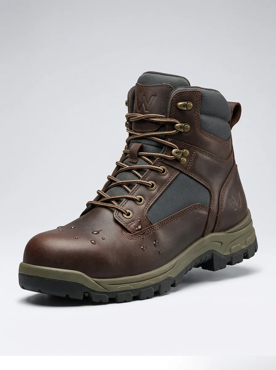 Heavy-Duty-Look Outdoor Men's Waterproof Work Boots