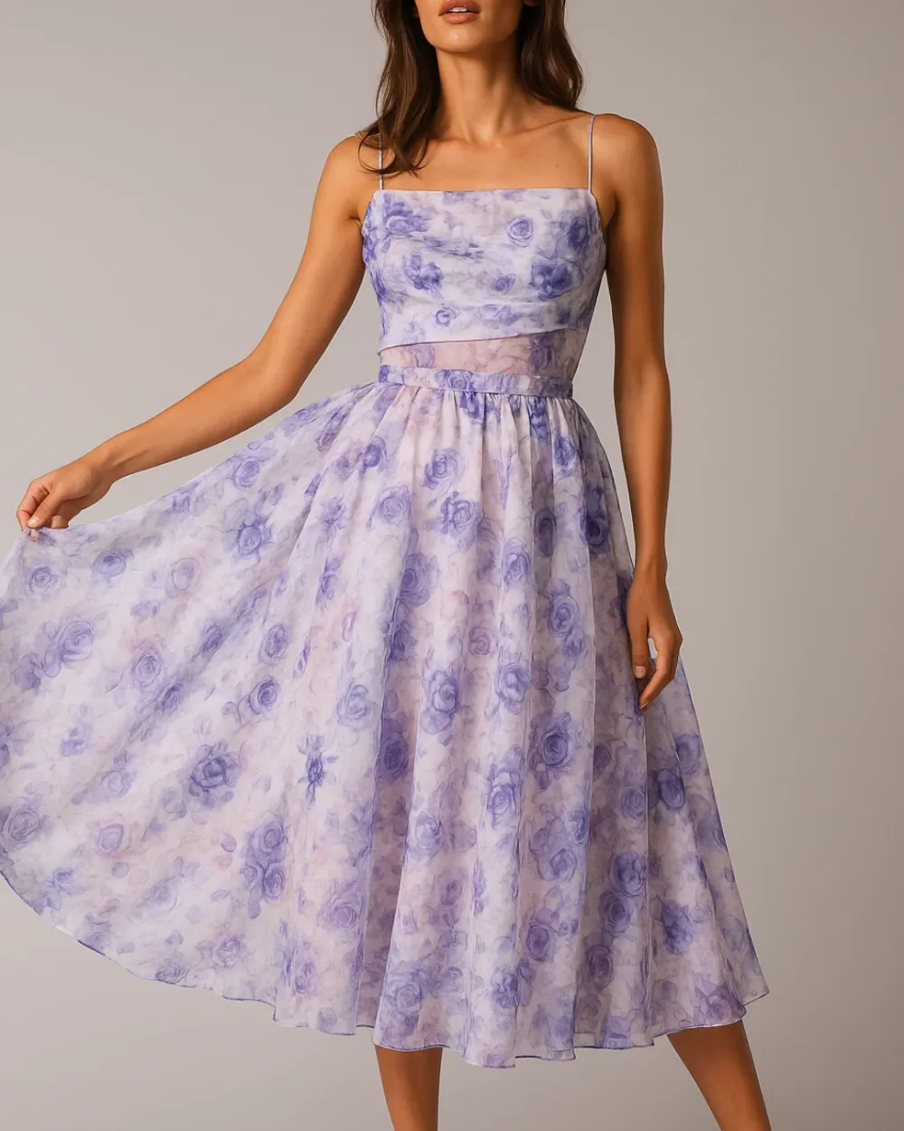  Flowy Midi Dress