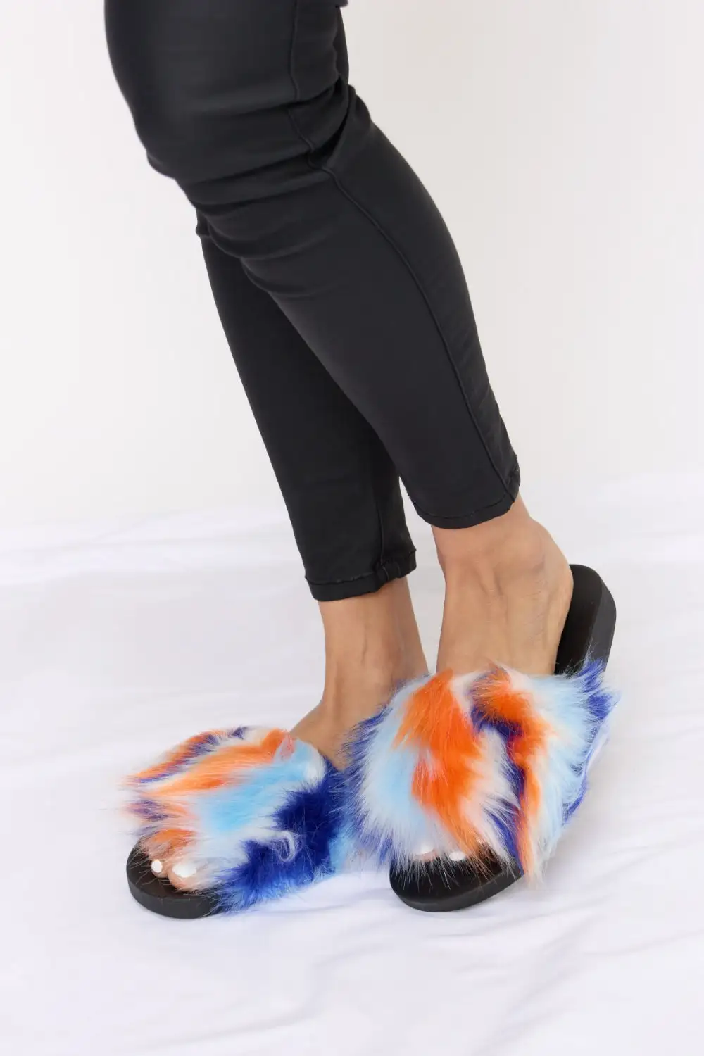 Sporty Open-Toe Flat Sandals