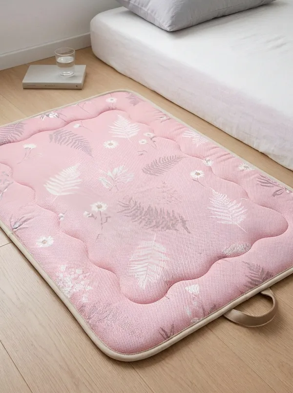 Botanical Floral Fern Pattern Cooling Mat