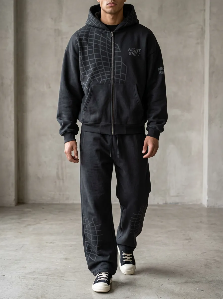 Hoodie Sweatpants Men's Two-Piece Tracksuit