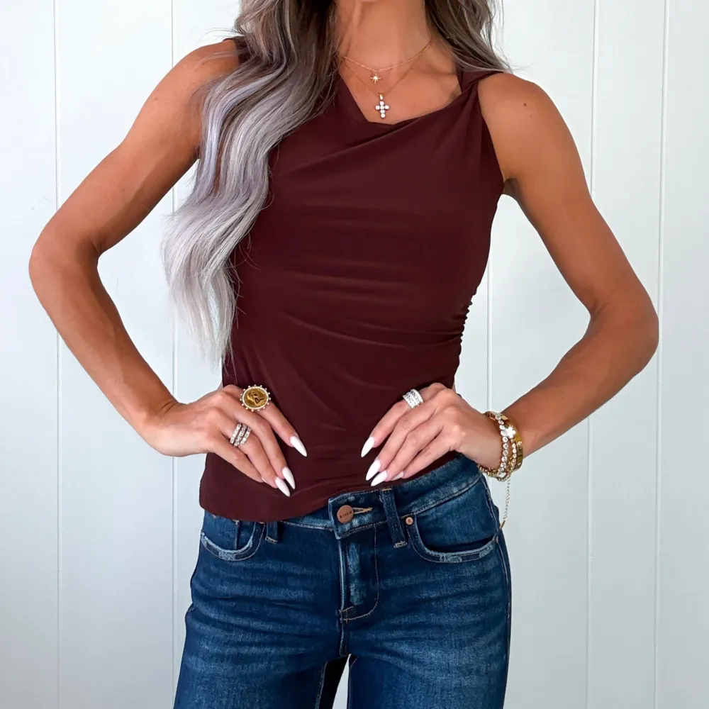 Classic One-Shoulder Blouse