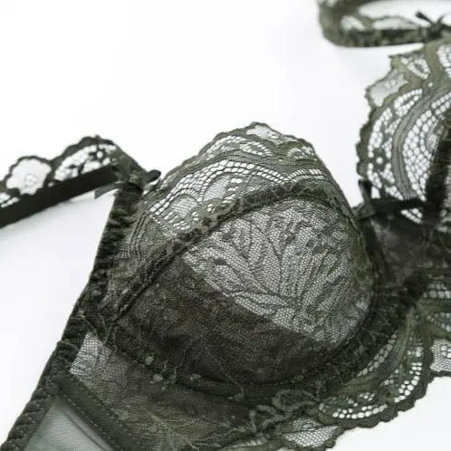 Push-Up Lace Bow Lingerie Set