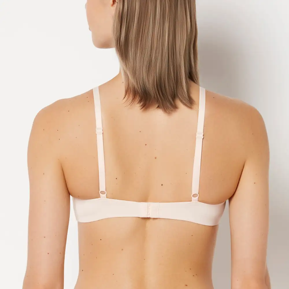 Easygoing No Show Bralette With Faux Wire