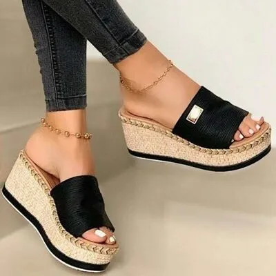 Textured Open-Toe Heeled Sandals