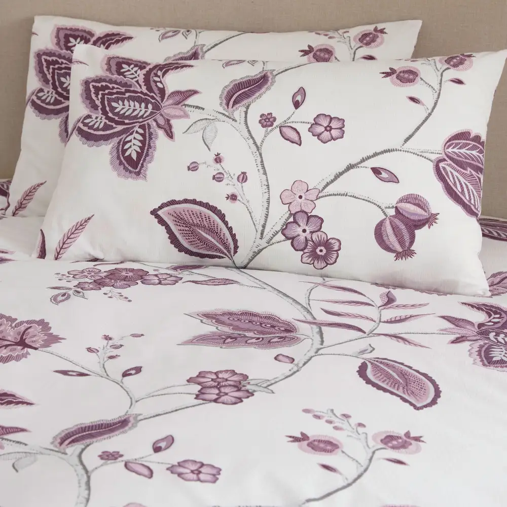 Polished Bedroom Printed Brushed Cotton Duvet Cover Set