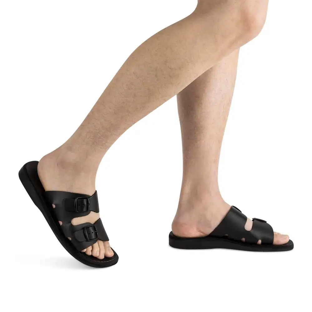 Everyday Leather Double Buckle Sandals