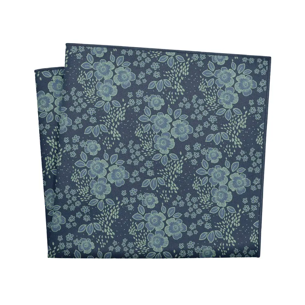 Elegant Coordinated Floral Pocket Square