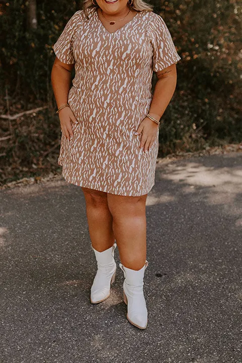 Chic Mindset Knit Mini Dress Curves