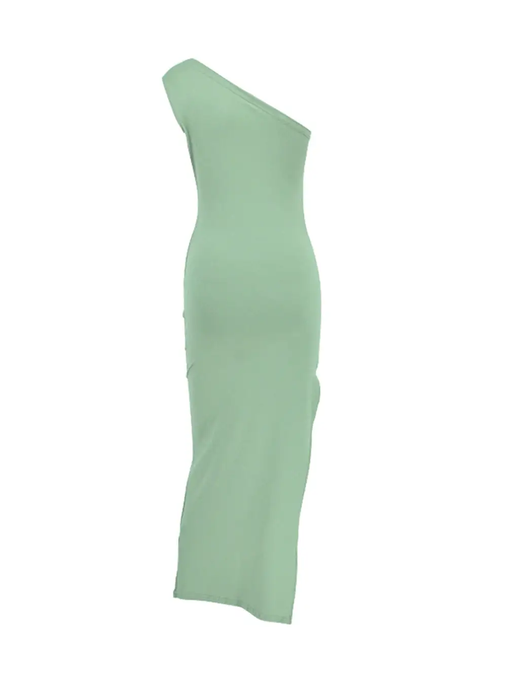 Ruched Slit Dress Casual