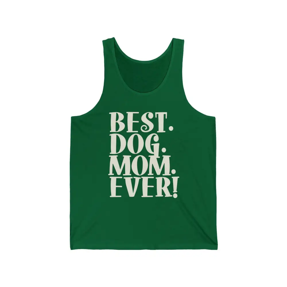 Dog Mom Text Tank Top