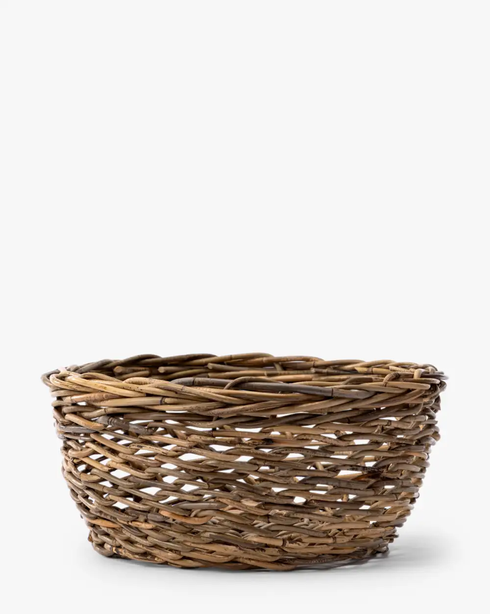 Rattan Open Weave Basket
