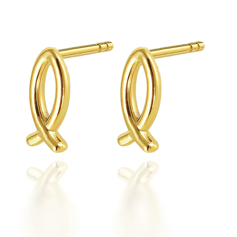 Fish Stud Earrings