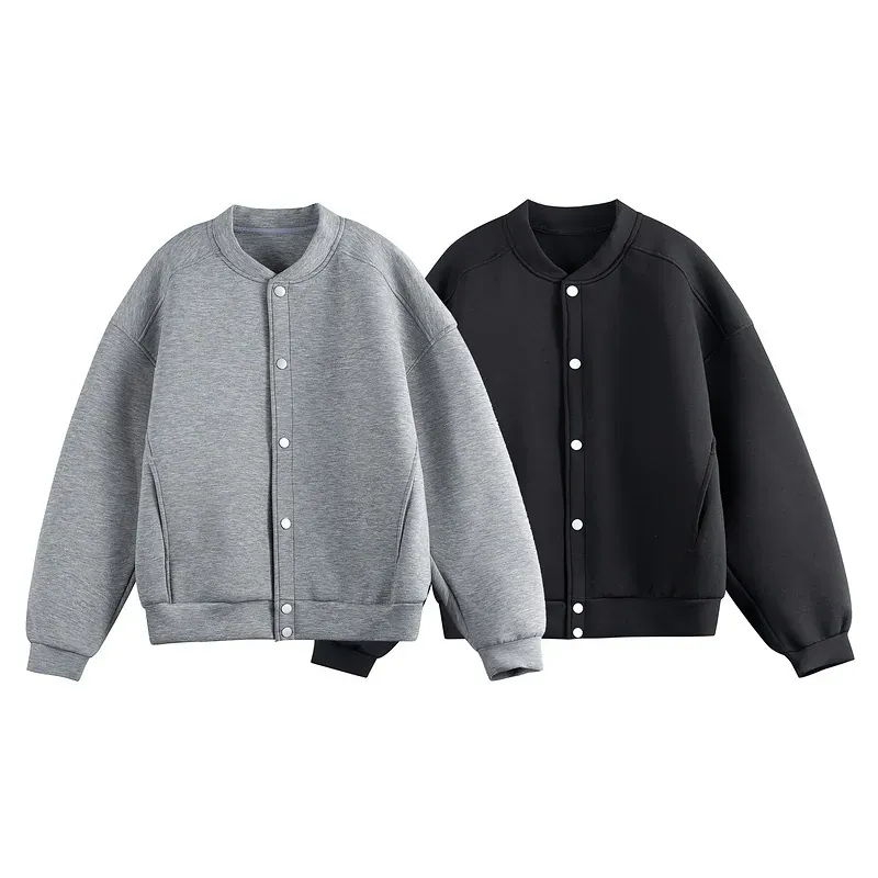 Solid Color Oversized Space Cotton Jacket