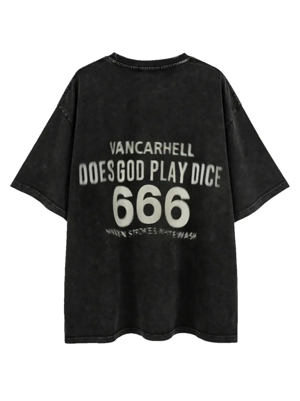 Easy Fit Graphic Crew Neck Oversized Tee
