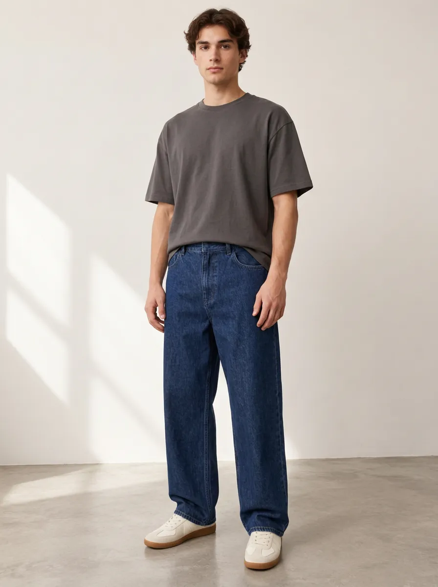 Men's Everyday Utility Wide Leg Jeans