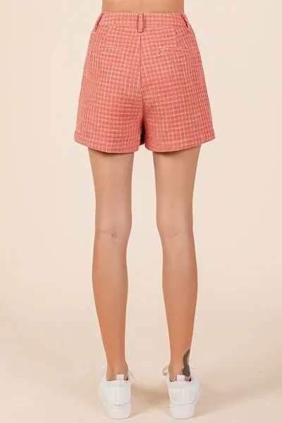 Tweed Classic Side Pocket Shorts
