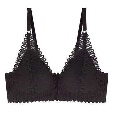 Lace Front-Closure Bralette