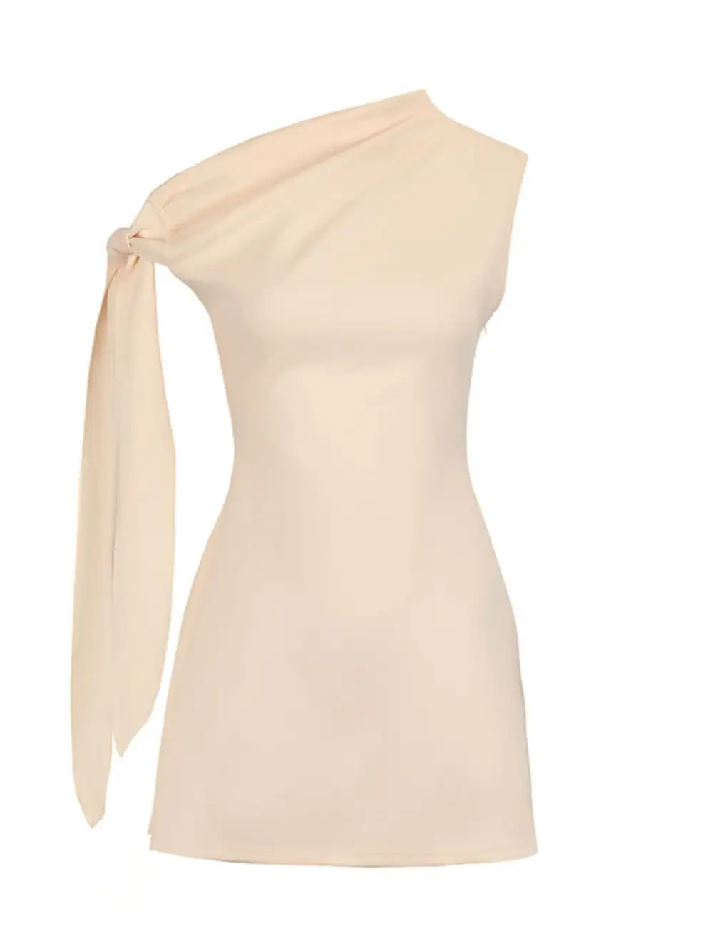 Structured Shape Shoulder Mini Dress