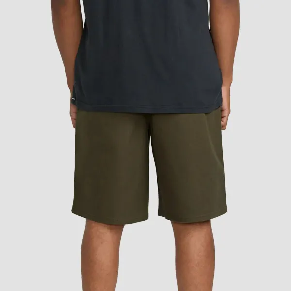 Relaxed Loose Fit Twill Casual Shorts