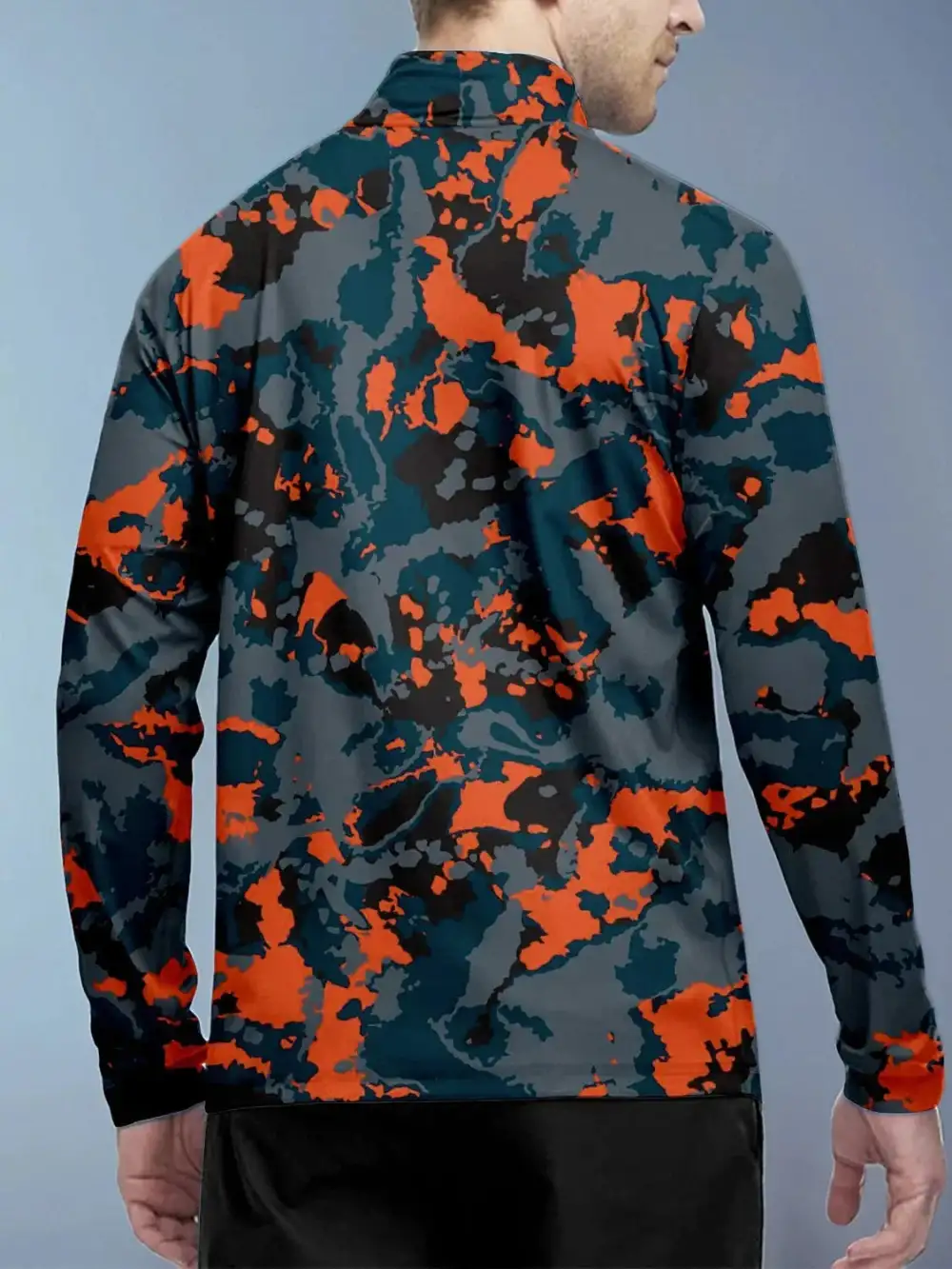 Polished Midweight Long Sleeve Pullover Golf Shirt