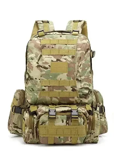 Tactical Khaki Multi-Functional Backpack Set