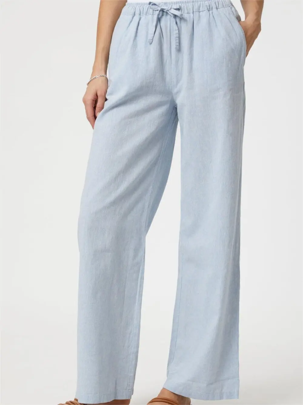 Straight Leg Cotton Pants