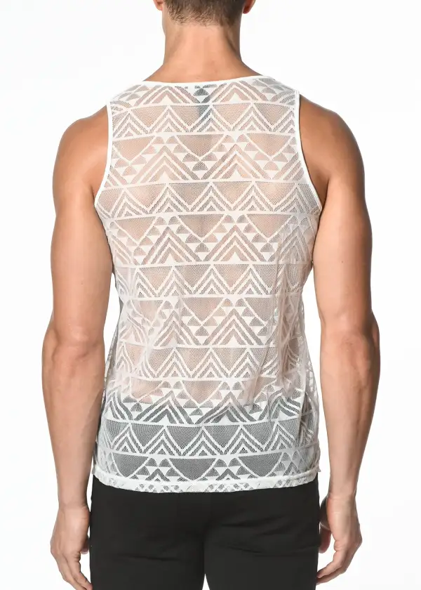 Natural Sleeveless Tank Top