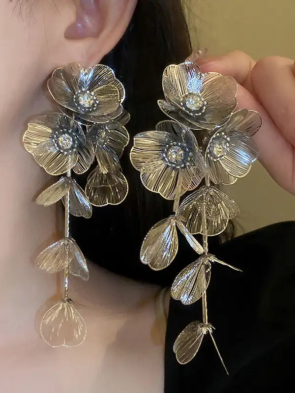 Subtle Artisan-Inspired Drop Earrings