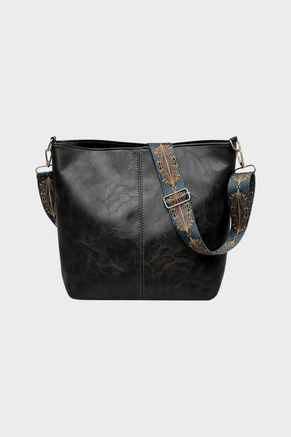 Leather Crossbody Shoulder Bag Adjustable Strap