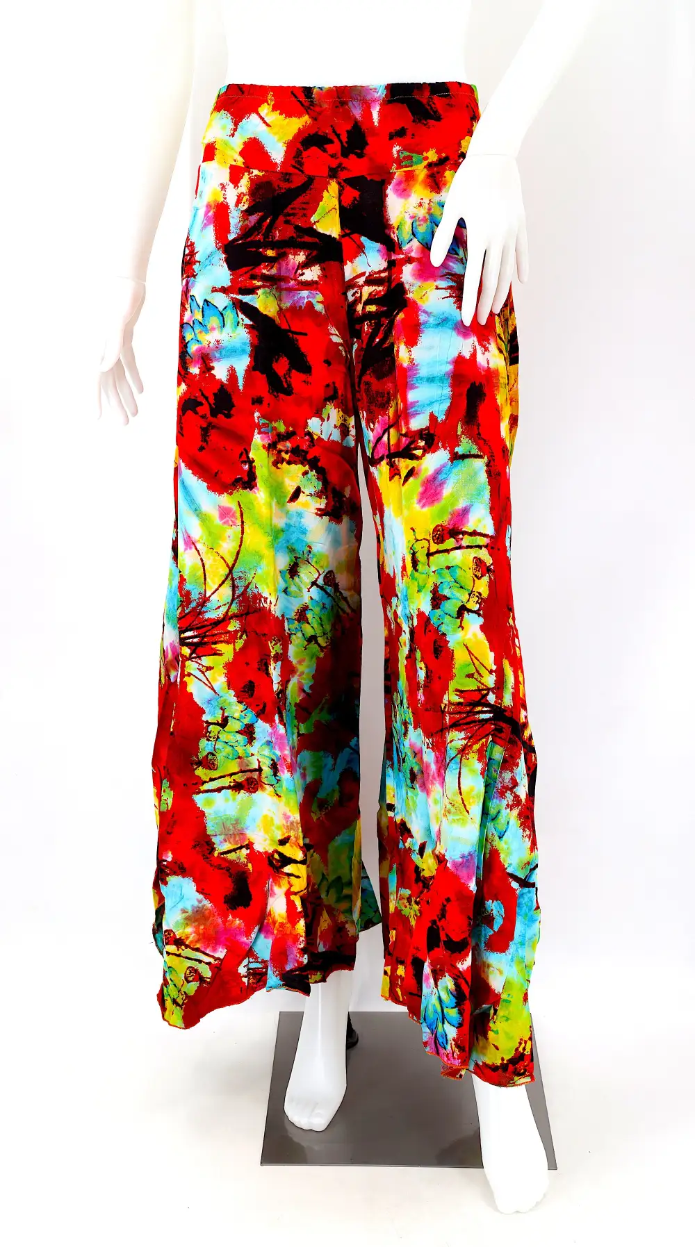 Women's Easy Fit Palazzo Wide Leg Patchwork Pants