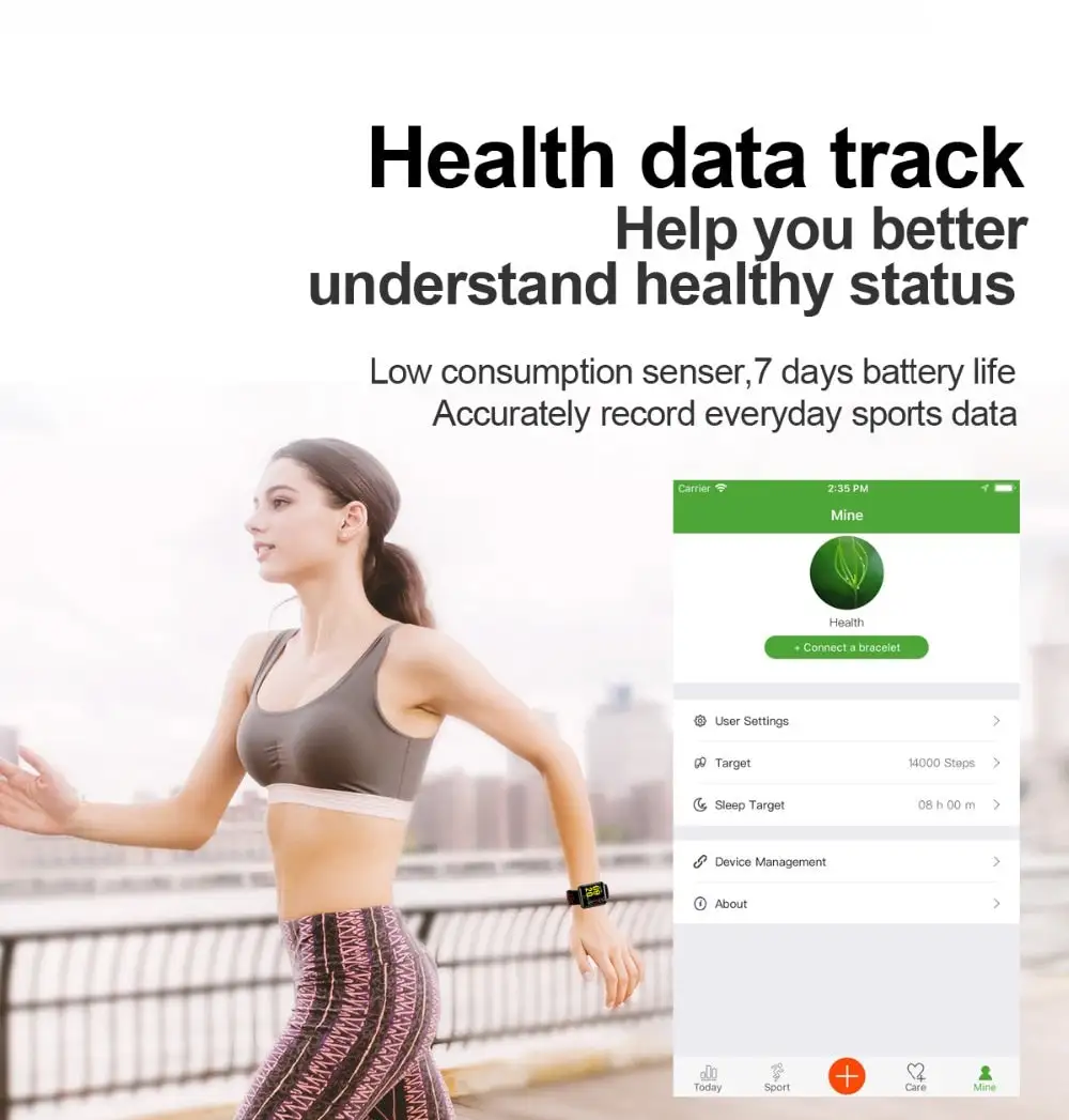 Sport Fitness Tracker Smart Watch