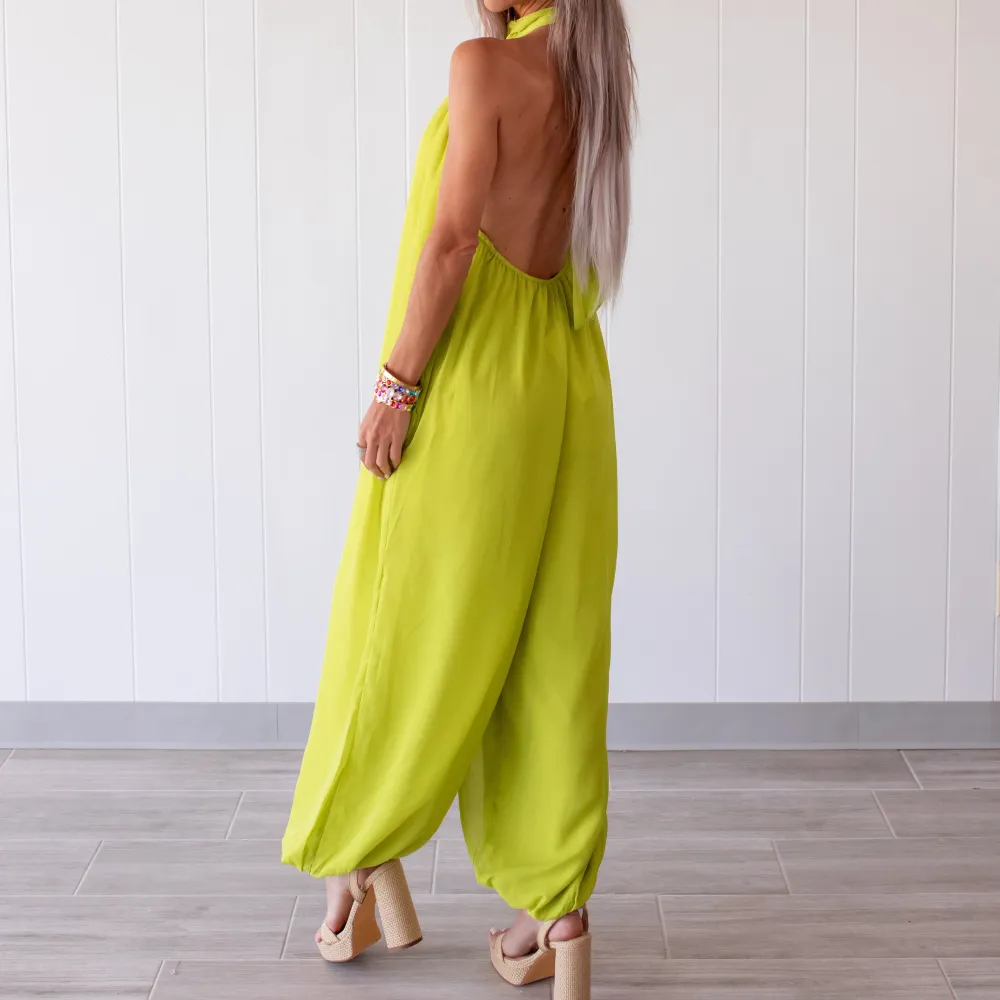 Relaxed Limelight Jumpsuit