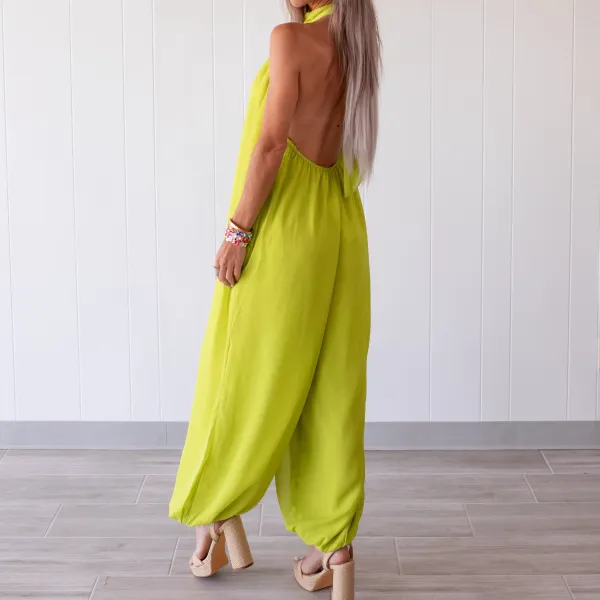 Relaxed Limelight Jumpsuit
