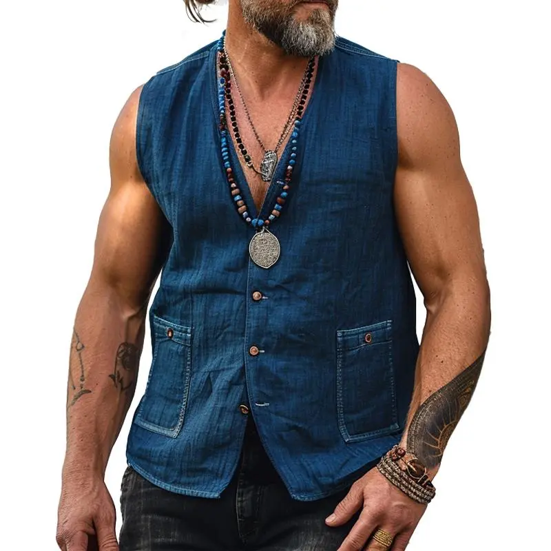 Textured Layering Vest