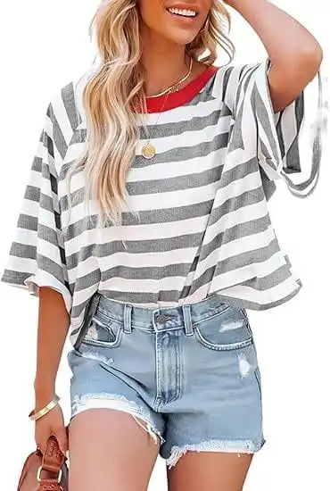 Cozy Striped Cozy T-Shirts