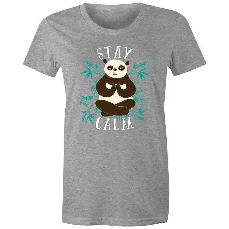 Yoga Stay Calm Panda T-Shirt