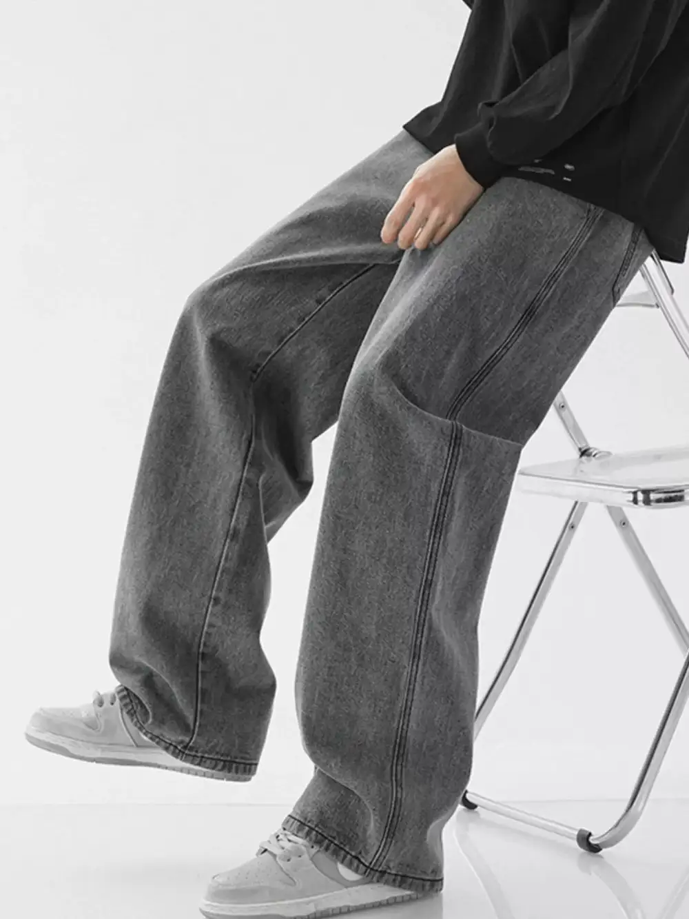 Wide Leg Relaxed Jeans