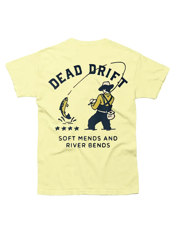 Short Sleeve Man Is Fishing T-Shirt